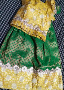 Premium Pattu Pavadai Set 4-6yrs