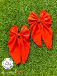 French Barettes Bow 2pcs