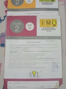 Questions Paper Olympiad Class 2,