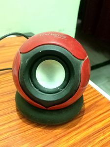 ADNet Mini Rechargeable (1.1 with 3.5mm jack Channel) For Laptop/Desktop 2 W Portable Mobile/Tablet Speaker