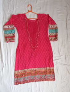 Pakistani Rose Pink Suit