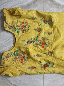 Floral Yellow Kurta