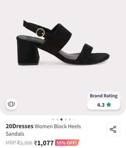 Black Ankle Strap Heels