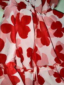 Floral Print Tiered Dress
