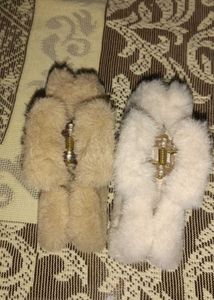 2 Rectangular Fur Claws