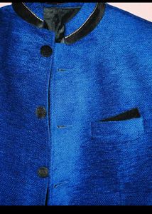 Stylish Blue Bandhgala Jacket
