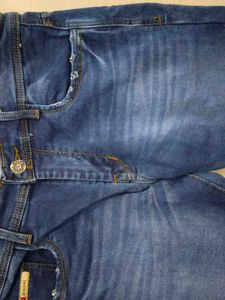 Dark Blue Denim Jeans