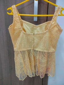 Yellow Embellished Dress