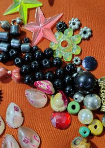 Assorted Beads &amp; Pasting Stones for Handmade Craft