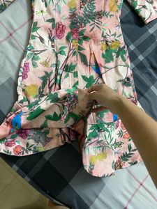 Fish Cut Kimono Style Dress Women