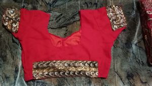 Heavy work wedding saree for Bride