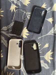 Silcon And Transparent I Phone 16 Cases