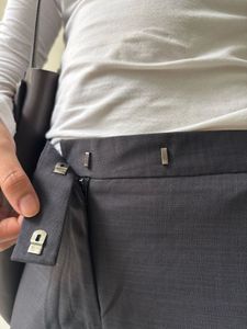 Office Wear Charcoal Trousers