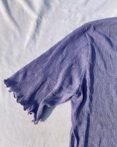 Lavender Sheer Casual Top