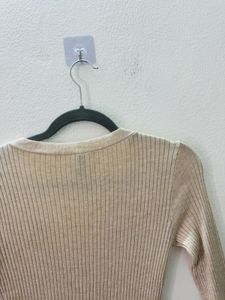 H&amp;M Beige Bodycon Dress 👗