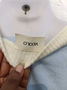 Unisex Imported Striped Knit Sweater