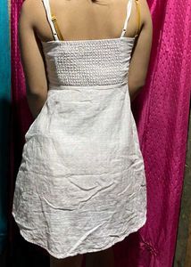 A Mini Light Pink Dress
