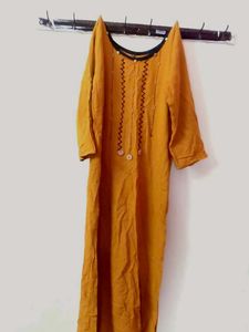 Yellow Formal Kurta
