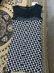Black &amp; White Bodycon Dress