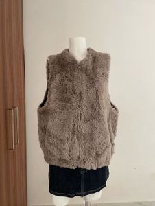 Fuzzy Faux Fur Vest