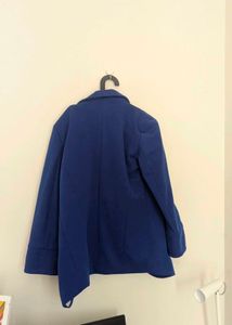 Bright blue Fitted Formal Blazer For Women