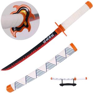 Rengoku Medium Size Katana With Free Stand