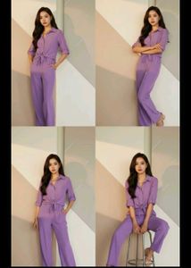 Stylish Purple Jumpsuit