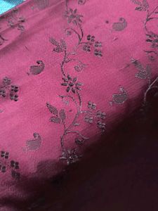 Elegant Maroon Banarasi Silk Saree