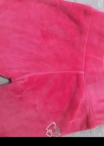 Pink Valvet Pant Free Sweter