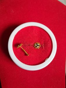 Stud Earrings Gold 22crt