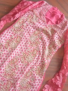 Long Kurti Dupatta With Pent