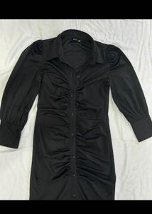 H&amp;M Type Black Shirt Dress