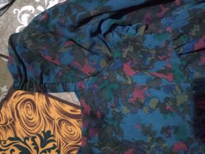 Harpa Blue Floral Top