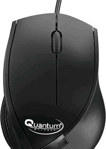 Quantum USB Wired Mouse, 1200 DPI Optical Sensor,