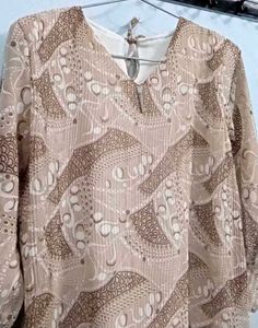 Vintage Print Ruffle Dress