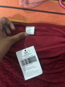 Chic Maroon Tube Top