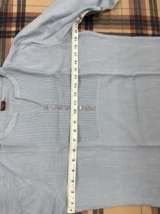 Casual Light Blue Kurta