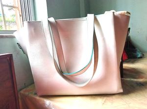 White Sturdy Shoulder Cum Sling Bag