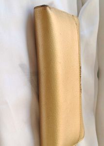 Michael Kors Pale Gold Continental Leather Wallet