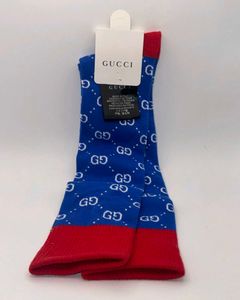 Blue Glitter GG Socks