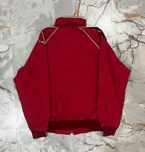Vintage Red Racing Bomber Jacket