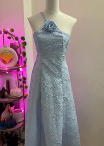 baby blue maxi dress