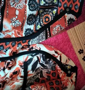 Patterned Sleeveless Top