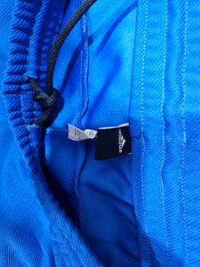 Adidas Men’s Blue Joggers – Medium – Slim Fit