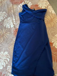 Stylish Party Wear Blue Dress