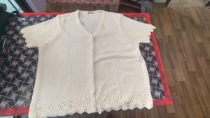 White crochet top