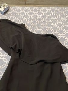 Black One-Shoulder Dress