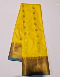 Yellow Embellished Saree