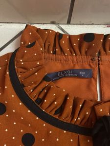 Cute Vintage Polka Dot Top
