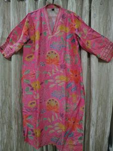 Floral Print Kurta
